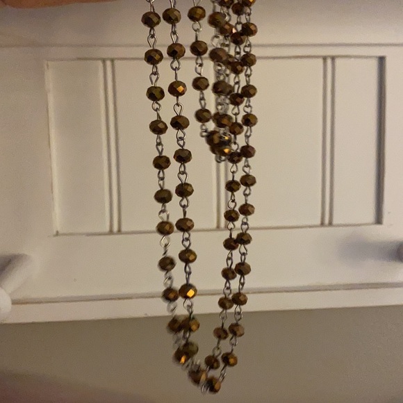 New Versatile golden brown necklace. - Picture 15 of 16